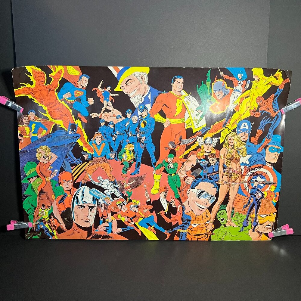 Vintage Rare 1970s SIGNED The Steranko History of Comics #2 Wrap Around Cover